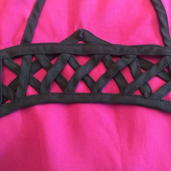 3/4 Sleeve Blouse in Burgundy Size XL - Picture 7 of 11